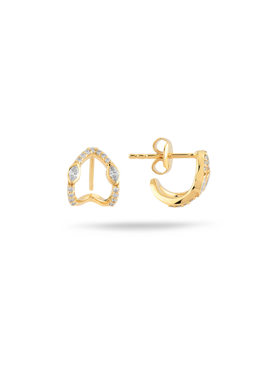 The Small Wishbone Earrings