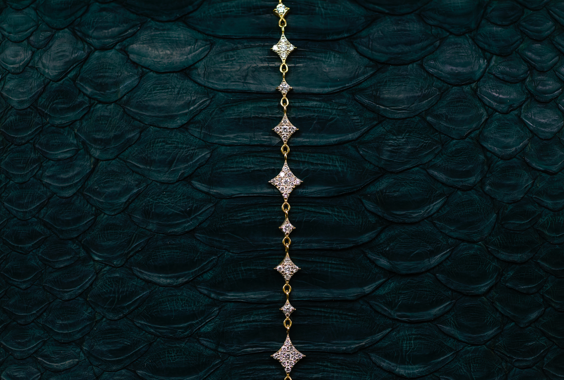 Starlight Tennis Bracelet (Yellow Gold)