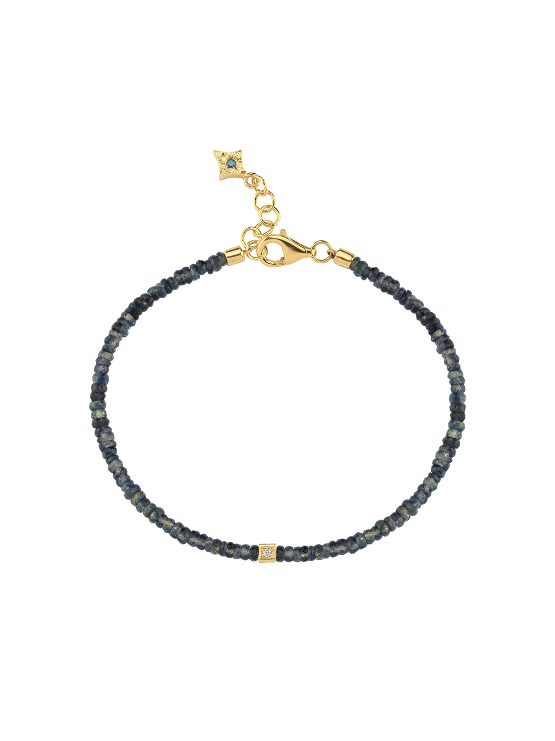 18k gold bracelet with sapphire, Colors of Mirel Collection | MIREL Fine Jewelry