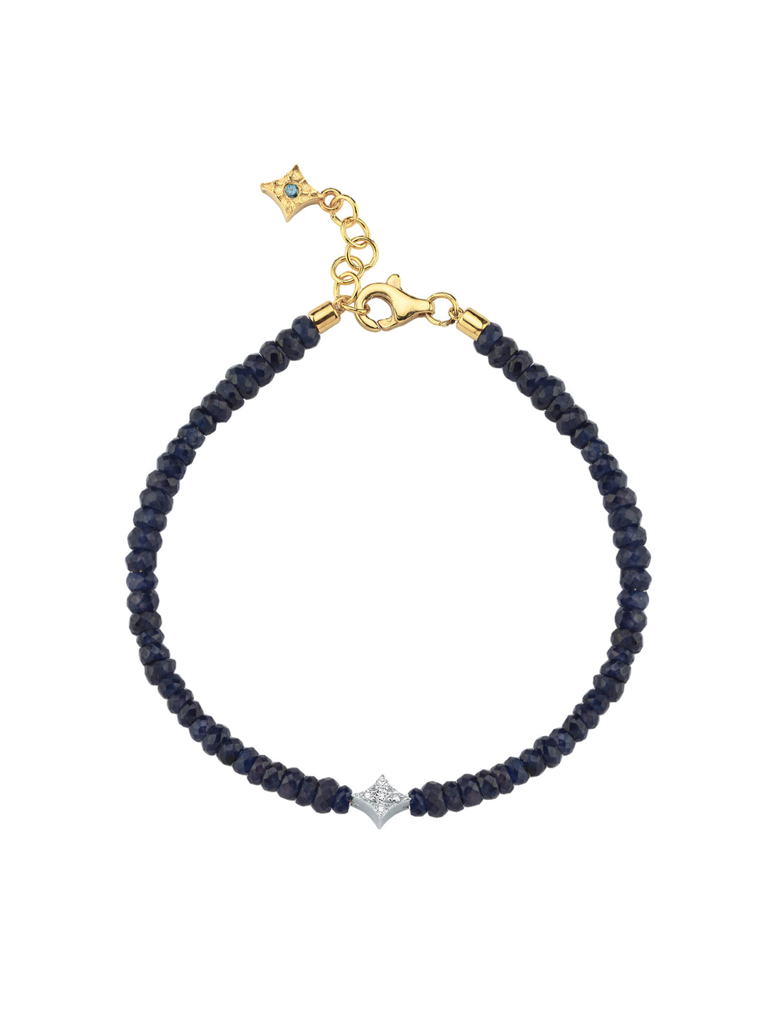 18k gold bracelet with sapphire, Colors of Mirel Collection | MIREL Fine Jewelry