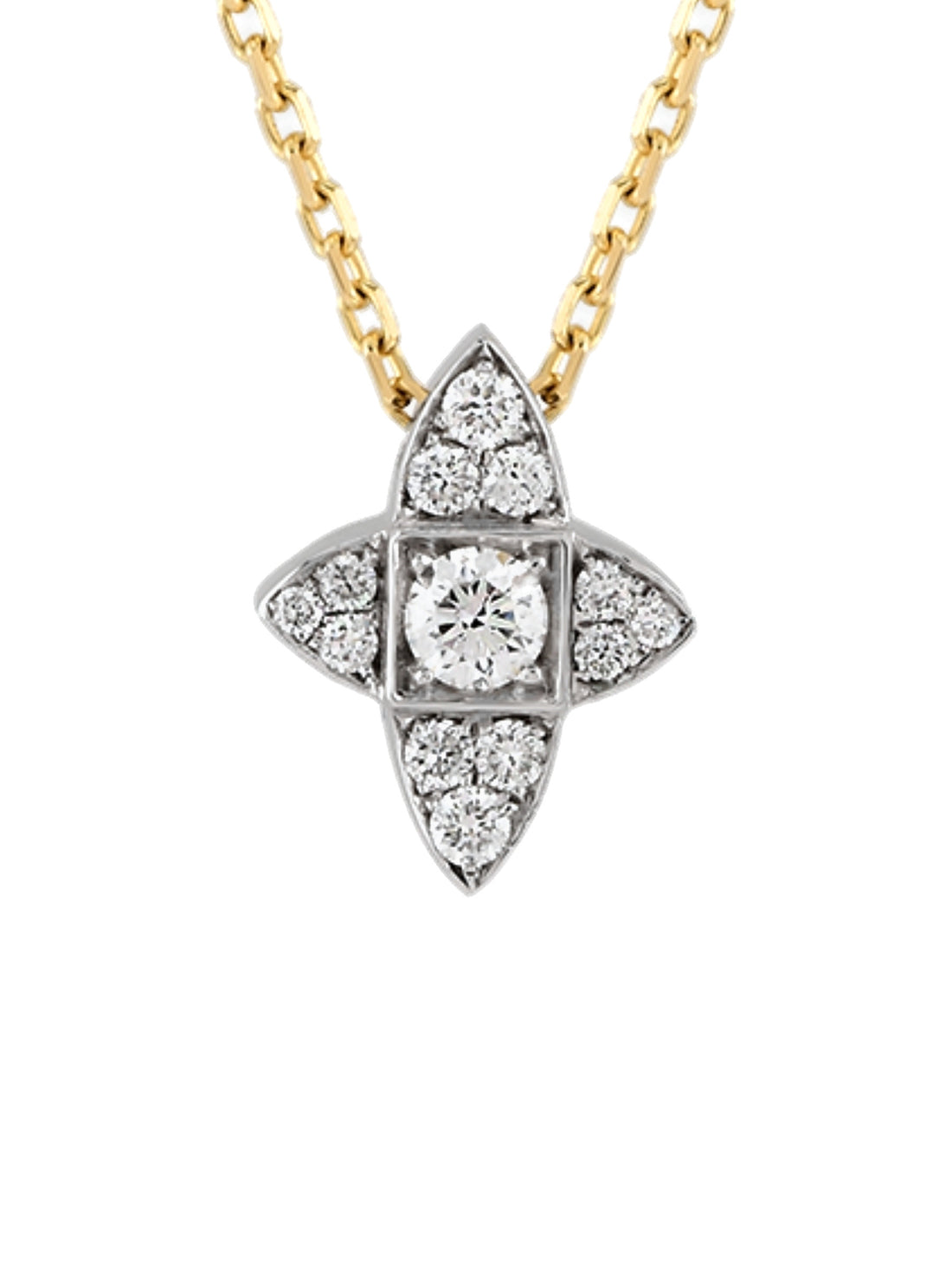 18k gold pendant necklace, Star-Crossed Collection | MIREL Fine Jewelry