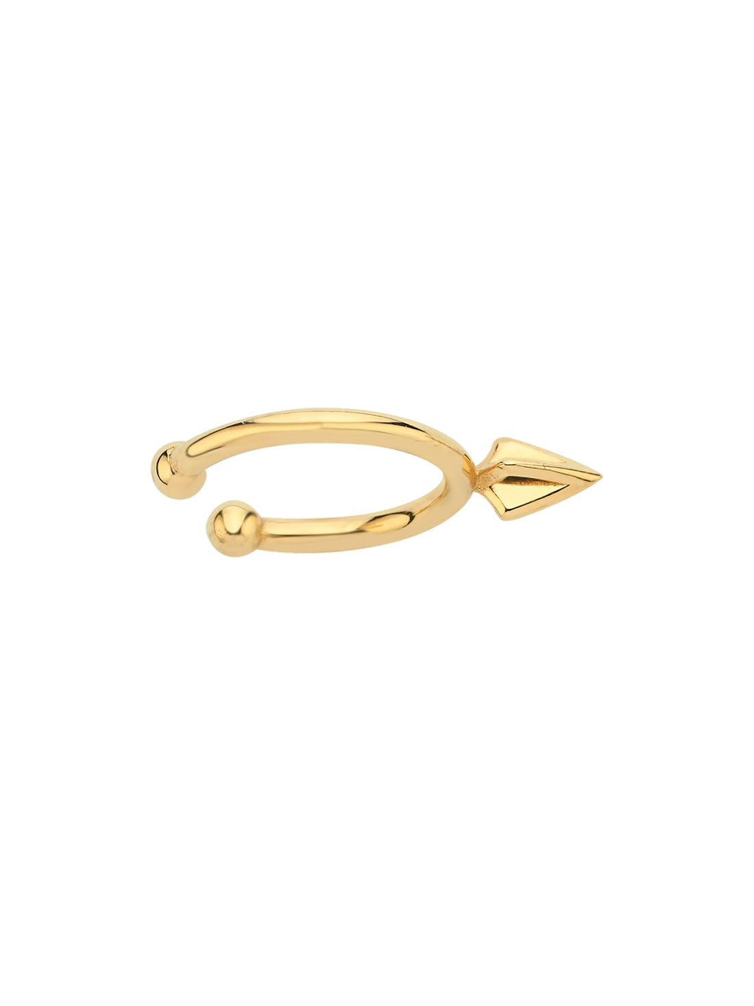18k gold stacking earcuff with stackable and no piercing required | MIREL Fine Jewelry